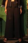 Midushi Bajoria_Designer Black Pant Set _Online_at_Aza_Fashions