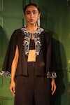 Buy_Midushi Bajoria_Designer Black Pant Set _Online_at_Aza_Fashions