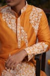 Midushi Bajoria_Yellow Embroidered Kurta Set _Online
