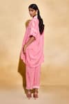 Shop_Echostudio_Pink Pearl Co-ord Kurta Set _at_Aza_Fashions
