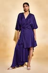 Buy_Echostudio_Purple Lowe Designer Dress _at_Aza_Fashions