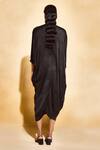 Shop_Echostudio_Black Designer Ash Midi Dress _at_Aza_Fashions