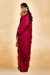 Shop_Echostudio_Red Satin Layla Set _at_Aza_Fashions