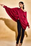 Echostudio_Red Designer Layla Top _Online_at_Aza_Fashions