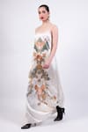 AK-OK_Multi Color Satin Maxi Dress _Online_at_Aza_Fashions