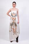 Buy_AK-OK_Multi Color Satin Maxi Dress _Online_at_Aza_Fashions