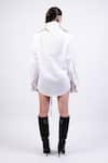 Shop_AK-OK_White Placement Embellished Cotton Shirt _at_Aza_Fashions