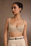 Tarun Tahiliani_Midnight Onyx Chain Belt _at_Aza_Fashions