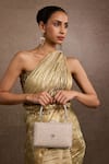 Buy_Tarun Tahiliani_Silver Jaal Embroidered Clutch _Online_at_Aza_Fashions
