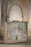 Shop_Tarun Tahiliani_Ivory Embellished Clutch _at_Aza_Fashions
