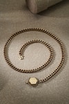 Buy_Tarun Tahiliani_Gold Chains Antique Belt _at_Aza_Fashions