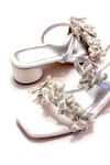 Buy_Soleart_White Beads Butterfly Embellished Heels _Online_at_Aza_Fashions