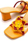Buy_Soleart_Orange Fabric Flowers Kate Floral Heels _Online_at_Aza_Fashions