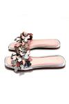 Soleart_Pink Heart Embellished Designer Flats _Online_at_Aza_Fashions