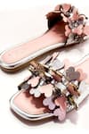 Buy_Soleart_Pink Heart Embellished Designer Flats _Online_at_Aza_Fashions