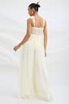 Shop_Mirroir_Ivory Designer Chiffon Jumpsuit _at_Aza_Fashions