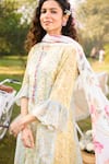 Buy_Saundh_Multi Color Floral Anarkali Set _Online_at_Aza_Fashions