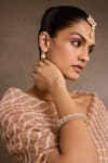 Buy_Tarun Tahiliani_Gold Plated Crystals Silver Pacheli Bangle 