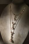 Buy_Tarun Tahiliani_Gold Plated Multi Layered Silver Necklace _Online_at_Aza_Fashions