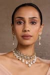 Tarun Tahiliani_Gold Plated Melon Silver Necklace _Online_at_Aza_Fashions