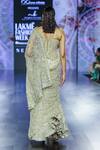 Shop_Megha Bansal_Gold Tulle Embroidery Sweetheart Neck Shalimaar Saree With Corset _at_Aza_Fashions