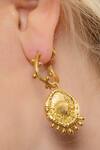 Buy Arvino Gold Plated Morsel Shell Danglers Online at Aza Fashions Buy_Arvino_Gold Plated Morsel Shell Danglers _Online_at_Aza_Fashions