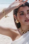 Buy_Arvino_Gold Plated Soleil Heirloom Bracelet _Online_at_Aza_Fashions