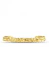 Arvino_Gold Plated Weathered Sand Bangle _Online_at_Aza_Fashions