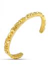 Buy_Arvino_Gold Plated Weathered Sand Bangle _at_Aza_Fashions