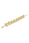 Shop_Arvino_Gold Plated Globetrotter Bracelet _at_Aza_Fashions