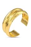 Buy_Arvino_Gold Plated Dusk Cuff Bracelet _at_Aza_Fashions