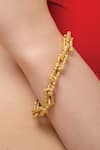 Buy_Arvino_Gold Plated Beads Riverbend Link Bracelet _Online_at_Aza_Fashions