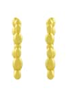 Buy_Arvino_Gold Plated Beads Sunlit Ripple Huggies _Online_at_Aza_Fashions