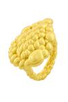 Shop_Arvino_Gold Plated Sacred Ripple Ring _at_Aza_Fashions