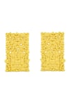 Shop_Arvino_Gold Plated Tranquil Stream Statement Earrings _at_Aza_Fashions