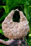 Buy_Clutch'D_Rose Gold Beads Floral Handbag _at_Aza_Fashions