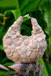 Buy_Clutch'D_Rose Gold Beads Floral Handbag _Online_at_Aza_Fashions