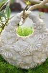 Buy_Clutch'D_Ivory Sequins, Pearls Floral Handbag _Online_at_Aza_Fashions