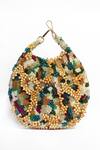 Clutch'D_Multi Color Beads Multicoloured Handbag _Online_at_Aza_Fashions