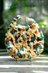 Buy_Clutch'D_Multi Color Beads Multicoloured Handbag _at_Aza_Fashions