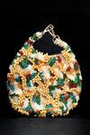 Shop_Clutch'D_Multi Color Beads Multicoloured Handbag _at_Aza_Fashions