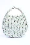 Buy_Clutch'D_Ivory Sequins, Beads Handbag 