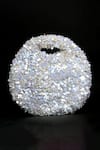Shop_Clutch'D_Ivory Sequins Handbag _at_Aza_Fashions