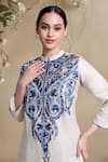 Buy_BHAIRAVI JAIKISHAN_Beige Embroidered Kurta Set _Online