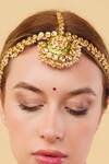 Buy_Dugran By Dugristyle_Gold Plated Sunehri Matha Patti _Online_at_Aza_Fashions