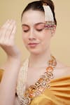 Buy_Dugran By Dugristyle_Multi Color Gulrang Gold-plated Passa _at_Aza_Fashions