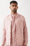 Shop_Son of A Noble Snob_Pink Linen Madox Branch Bundi Set 