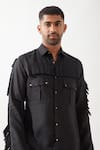 Buy_Son of A Noble Snob_Black Linen Eros Kurta Set 