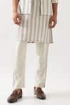 Buy_Son of A Noble Snob_Ivory Linen Madox Catkin Bundi Set _Online_at_Aza_Fashions