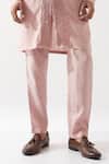 Buy_Son of A Noble Snob_Pink Linen Gill Kurta Set _Online_at_Aza_Fashions